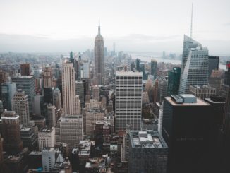 overhead view of NYC's skyscrapers, some of the main new york attractions