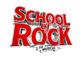 The School of Rock The Musical logo in red a white text