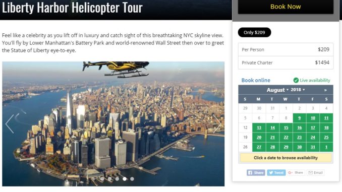 Zip Aviation Helicopter in New York Skyline