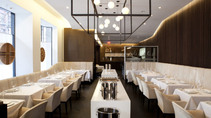 A look at the trendy interior of Jung Sik Restaurant New York