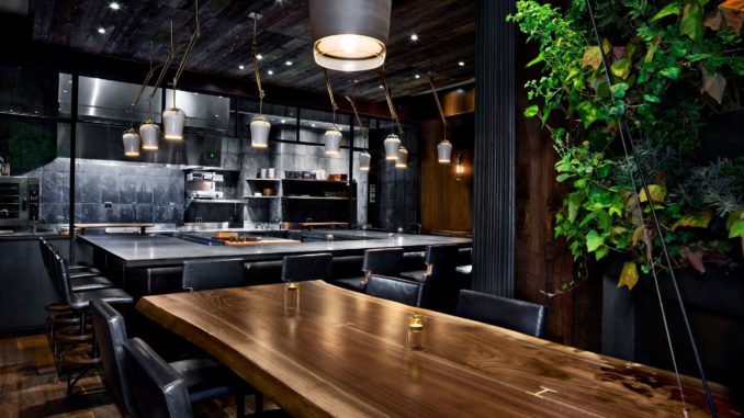 Inside the elegantly designed Atera Restaurant New York