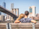 loved-up couple enjoying the view of NYC - most-romantic hotels in new york